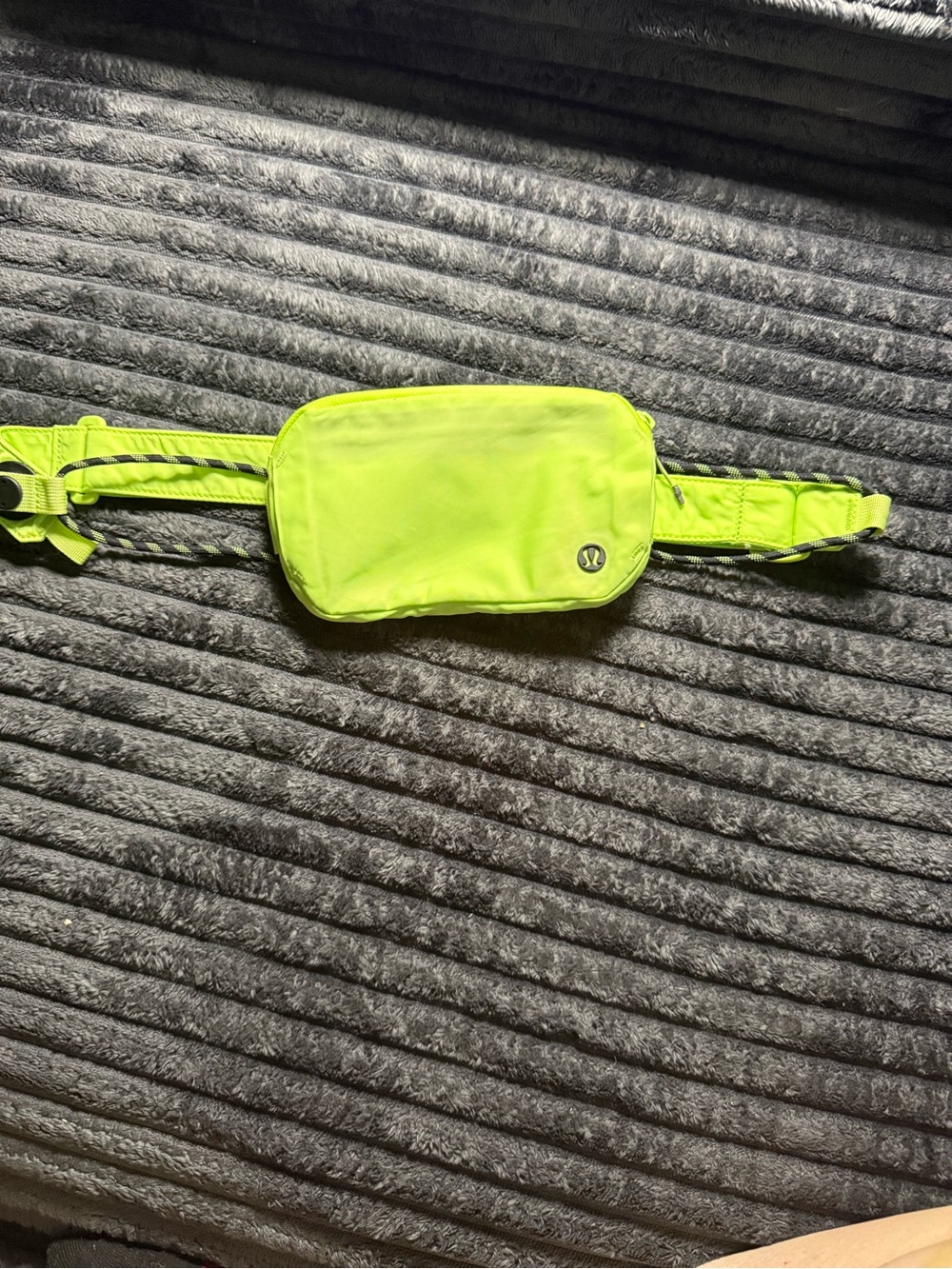 lululemon athletica Neon Lime Yellow Belt Bag